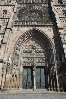 In the historic centre of Nuremberg