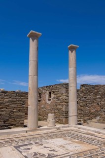 Ruins of the ancient city of Delos