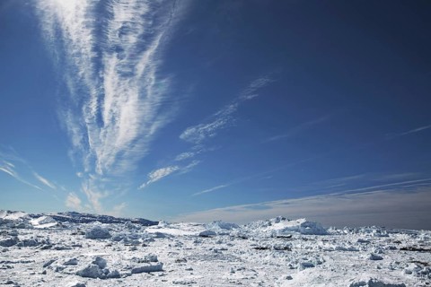 Ice fjord near llulissat
