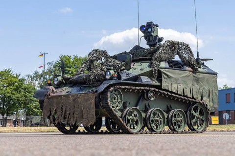 Full tracked vehicle WIESEL of the German Armed Forces