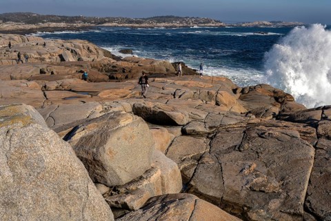 Peggys Cove wild coast Canada