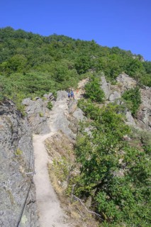 Insured route on the Vogelbergsteig