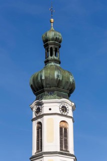 Church tower of the parish church of St Pankratius