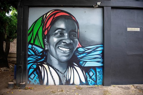 Rita Marley mural