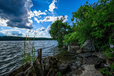 Hudson River at the Mills Norrie State Park