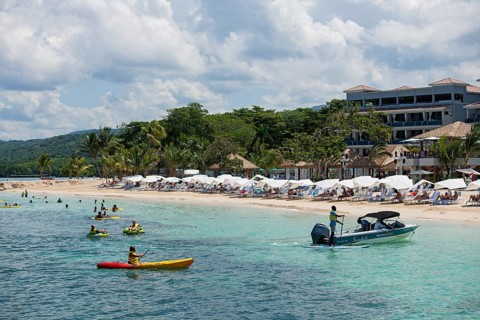 Water sports centre at Sandals Dunn's River Hotel