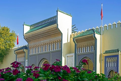 Ornate gates of the 'Alawi Royal Palace