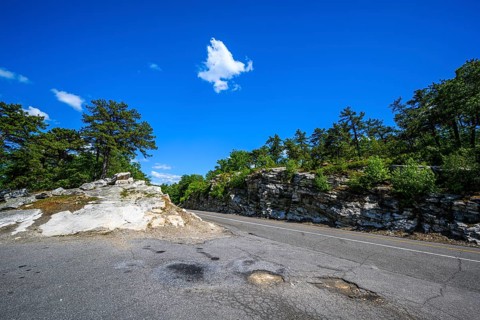 Catskill Scenic Overlook on State Rte 55