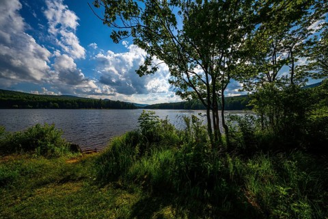 South Lake in Catskills Mountains