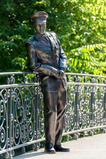 Bronze statue