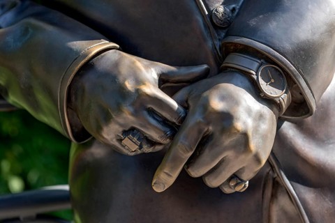 Bronze statue