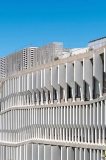 The BBVA headquarters in Madrid in Spain