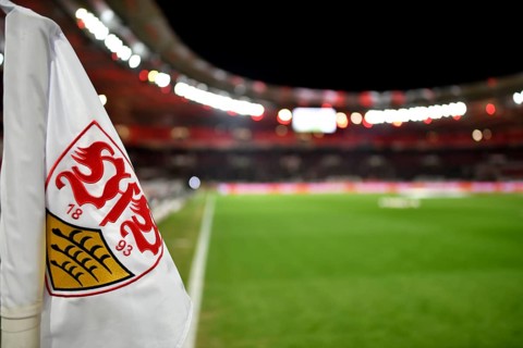 Corner flag VfB logo