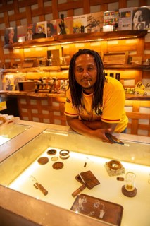 Herb Shop sells cannabis at the Bob Marley Museum