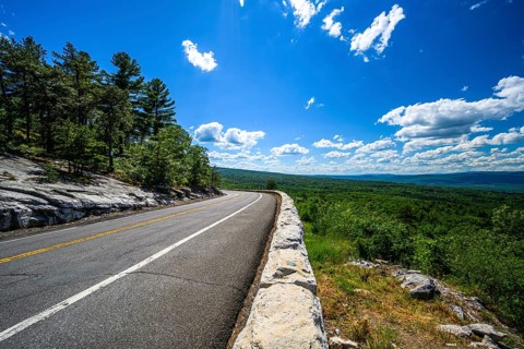 Catskill Scenic Overlook on State Rte 55