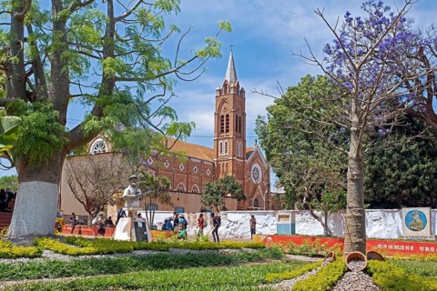 Catholic Saint Joseph Church in the city Ambalavao