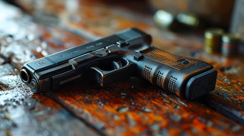 The famous Glock17 pistol