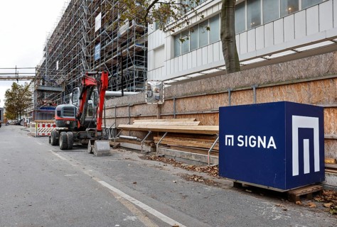 Signa construction project at Passauer Strasse 1
