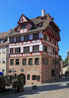 In the historic centre of Nuremberg