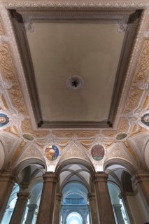 Stucco ceiling in Palazzo Pallavicini-Cambiasom
