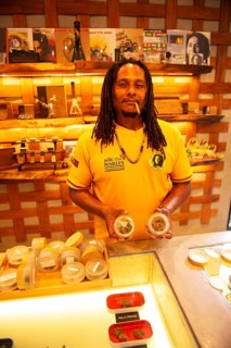 Herb Shop sells cannabis at the Bob Marley Museum