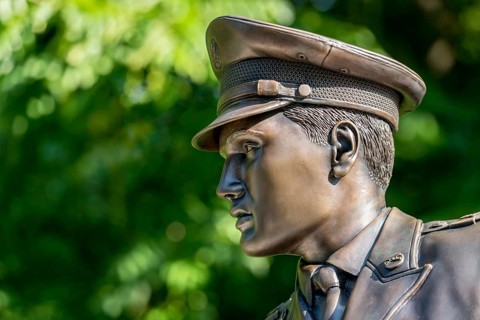 Bronze statue