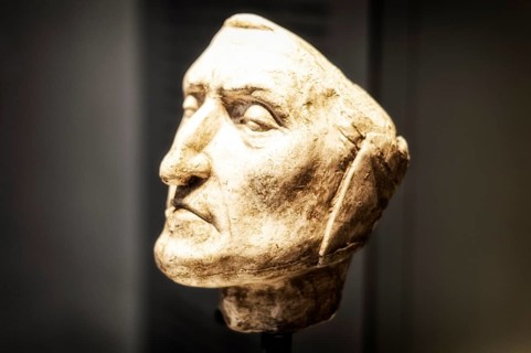 Mask of the death of the world famous Dante Alighieri.