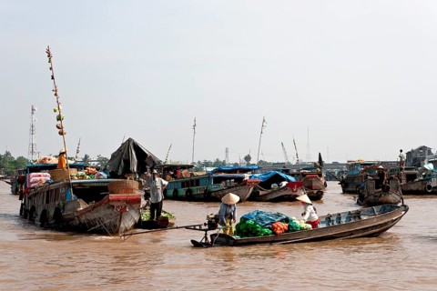 Floating market