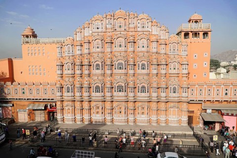 Facade of the Hawa Mahal