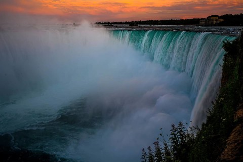 Canadian side view of Niagara Falls