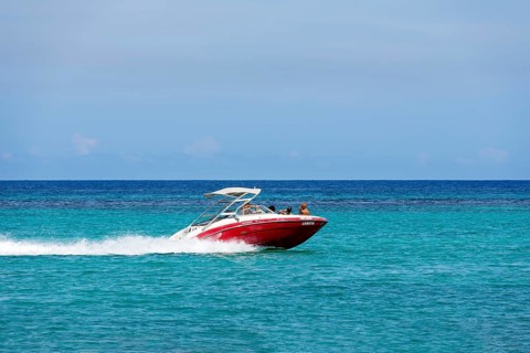 Speedboat near Ocho Rios