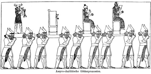 Assyrian-Chaldean procession of gods