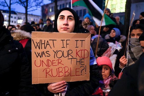 Pro Palestine demo