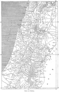 Historical map of Palestine