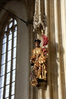 Baroque statue of St Florian