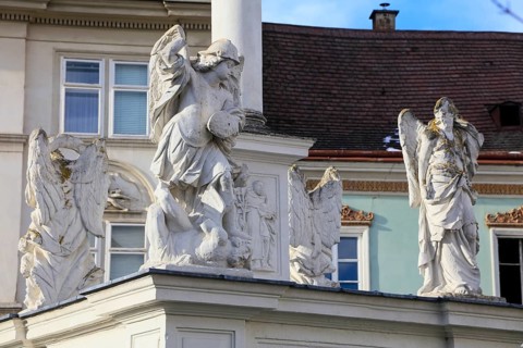 St Mary's Column on the Koernermarkt