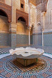 Fountain in the Mesbahiyya Madrasa
