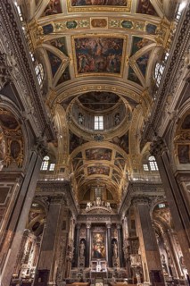 Chancel and vault of the Gesu Church