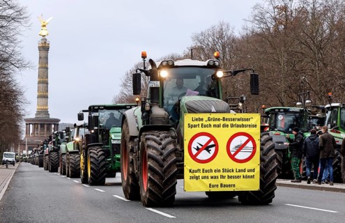 Farmers' demonstration