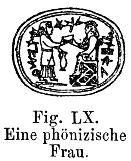 Phoenician woman with servant
