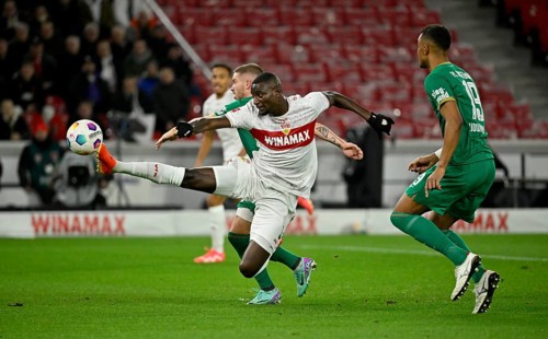 Goal kick Action Goal chance Serhou Guirassy VfB Stuttgart