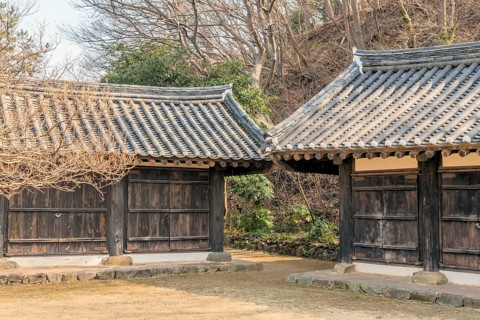 Buildings from Joseon dynasty located at ancient ship building location in South Korea