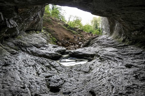 Cave, Grotte Sarrasine, Source du Lison, Source des Lison, Nans-sous-Sainte-Anne, Departement