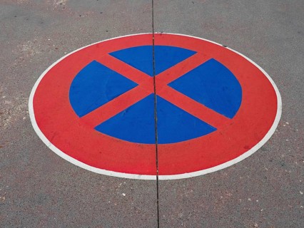 No parking and no stopping sign