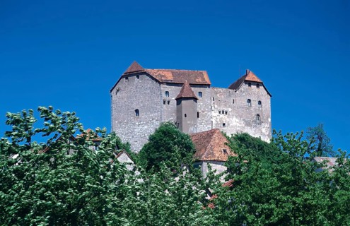 Hiltpoltstein Castle, medieval aristocratic castle from the 11th or 12th century, Hiltpoltstein,