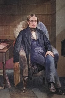 William Hickling Prescott (born 4 May 1796 in Salem, Massachusetts, died 29 January 1859 in Boston)