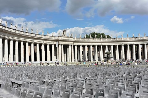 Detail, St Peter's Basilica, St Peter's Square, Vatican City, Vatican, Rome, Lazio, Italy, Europe