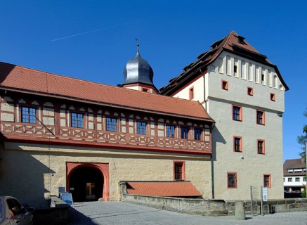 Imperial palace, prince-bishop's castle from the 14th century, Forchheim, Upper Franconia, Bavaria,