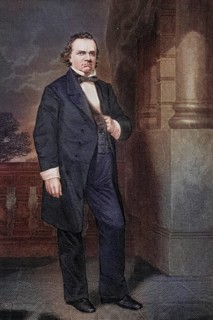Stephen Arnold Douglas (born 23 April 1813 in Brandon, Rutland County, Vermont, died 3 June 1861 in
