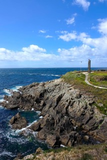 Former fort and memorial to the fallen of the 1st World War on the Pointe Saint-Mathieu,